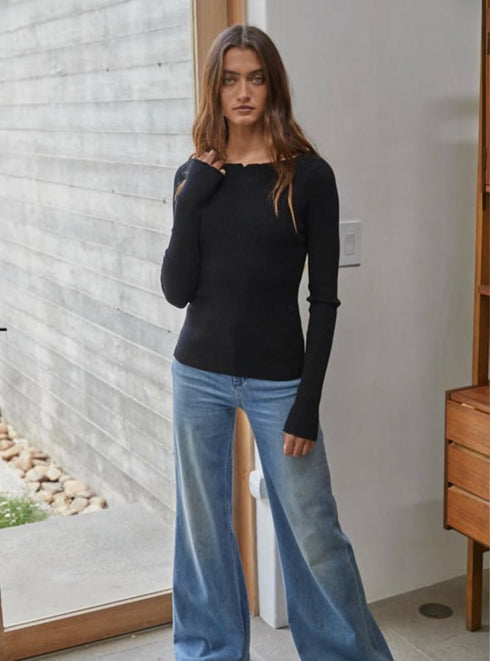 BLACK BASIC TOP